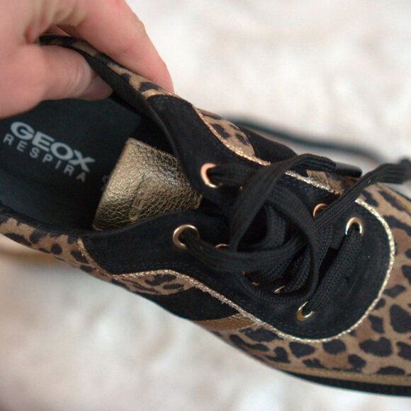 Geox Respira Leopard Prints Sneakers - Picture 5 of 6